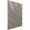 Ekena Millwork 19 5/8in. W x 19 5/8in. H Modern Wave EnduraWall Decorative 3D Wall Panel Covers 2.67 Sq. Ft. WP20X20MWBAL - alternate 6